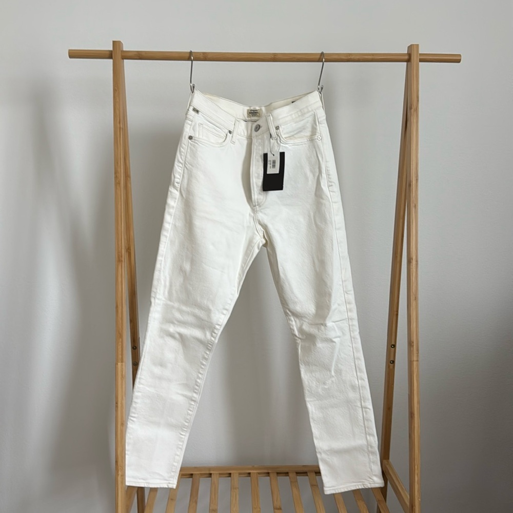 Citizens of humanity white jeans.